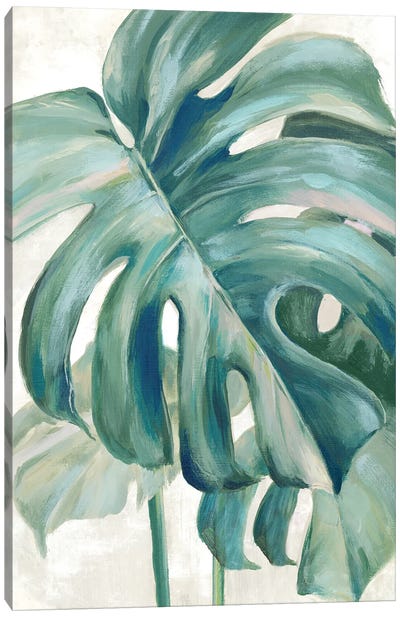 Jungle Symphony I Canvas Art Print - Turquoise Art