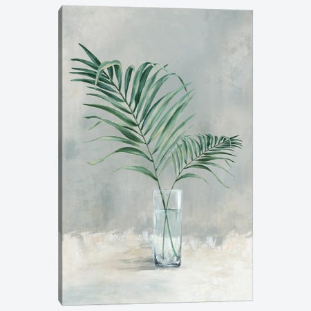 Leaves In A Glass I Canvas Print #BLK23} by Alex Black Canvas Artwork