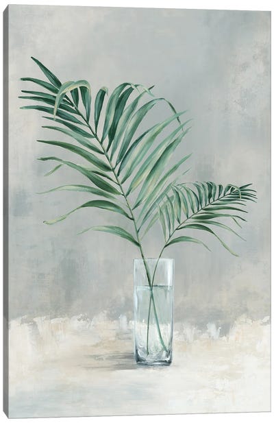 Leaves In A Glass I Canvas Art Print
