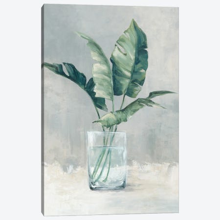 Leaves In A Glass II Canvas Print #BLK24} by Alex Black Canvas Art Print