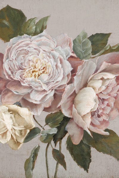 Peonies: Baroque Blossom I by Alex Black