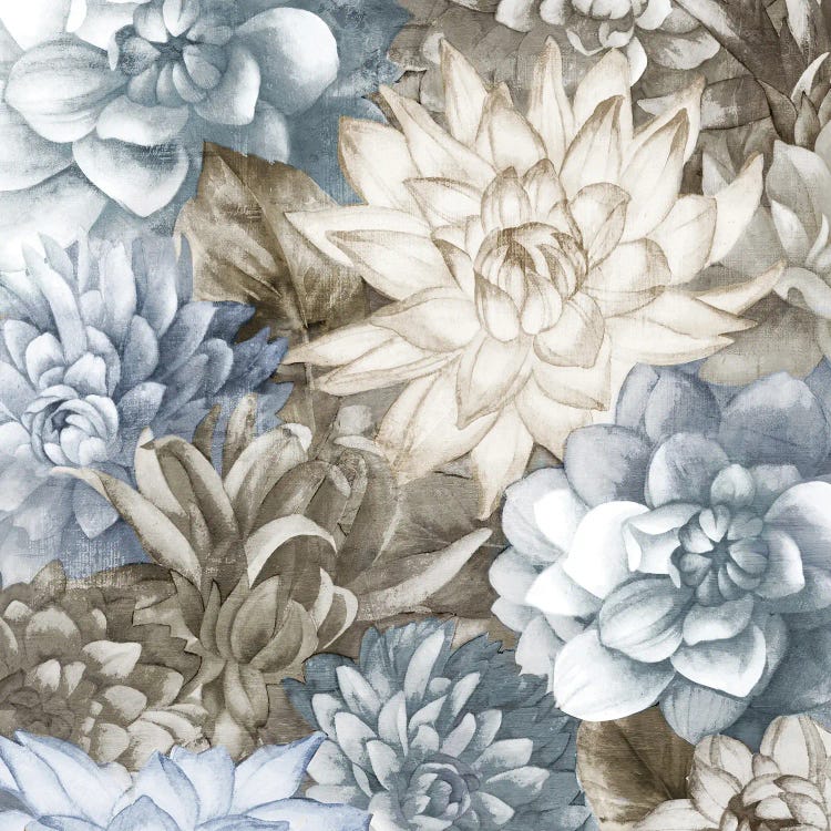 Muted Blooms In Quiet Harmony by Alex Black wall art