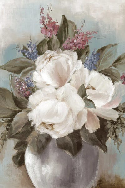 Alex Black: Vase Of Tranquil Blooms by Alex Black