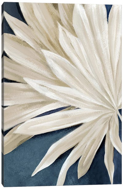 Blue Dry Palms I Canvas Art Print