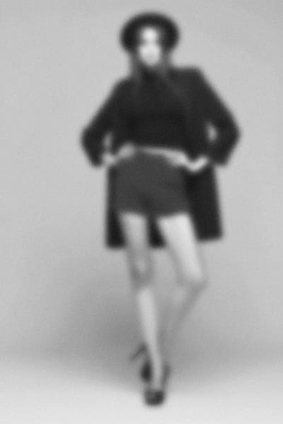 Black & White Pop Culture Art: Blurred Victoria by 5by5collective