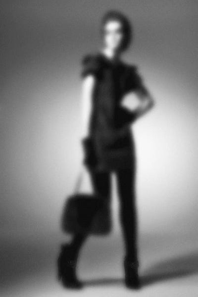Black & White Pop Culture Art: Blurred Chignon by 5by5collective