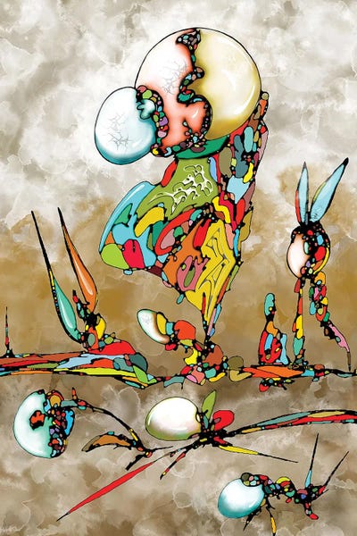 Galactic Sea by J.Bello Studio canvas print