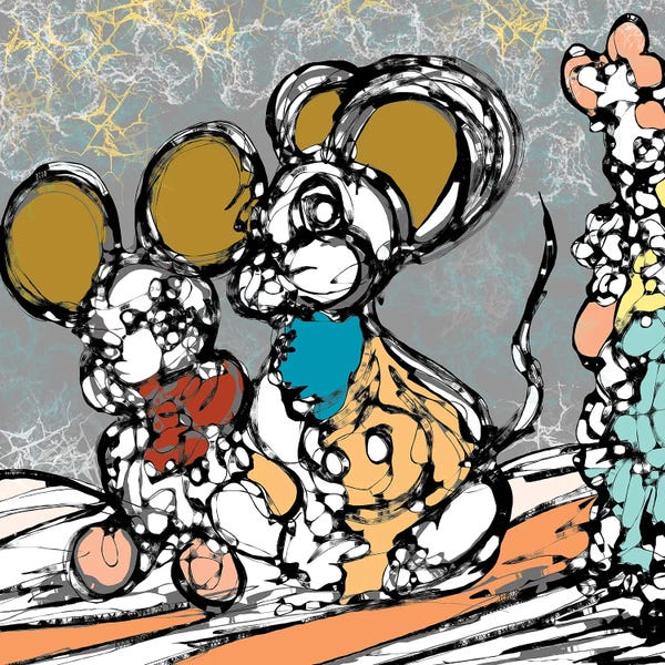 Mice: Joy of Spring by J.Bello Studio