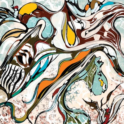 Stampede by J.Bello Studio canvas print