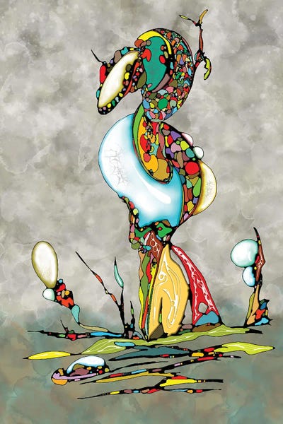 The Birth Of The Light by J.Bello Studio framed canvas print