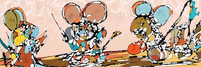 The Meeting by J.Bello Studio framed canvas print