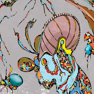 Together With The Queen by J.Bello Studio framed canvas print