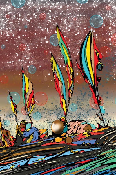 Strange World by J.Bello Studio framed canvas print