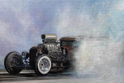 Drifting Rat Road I by J.Bello Studio framed canvas print