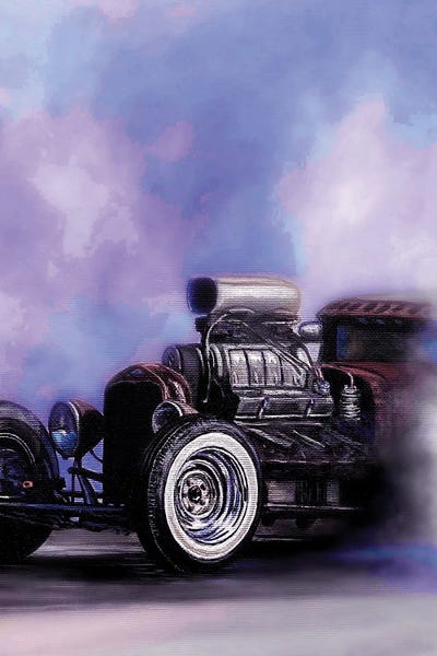 Drifting Rat Road IV by J.Bello Studio framed canvas print