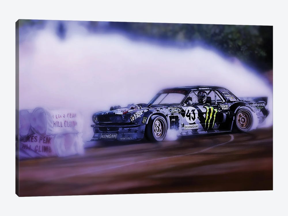 Hoonicorn Drift Car III by J.Bello Studio 1-piece Canvas Wall Art
