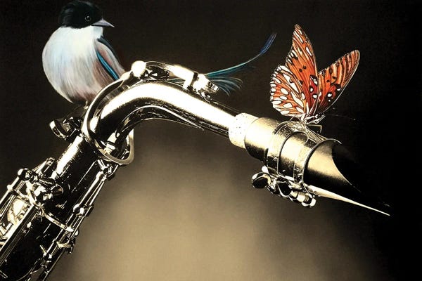 Saxophones: Flying Sax II by J.Bello Studio