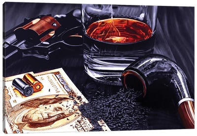 Wild West III Canvas Art Print - Money Art