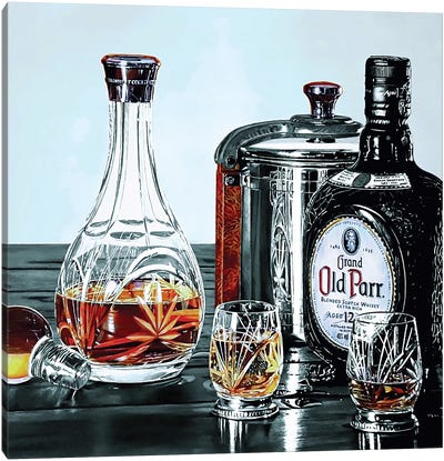 After Hours IX Canvas Art Print - Whiskey Art