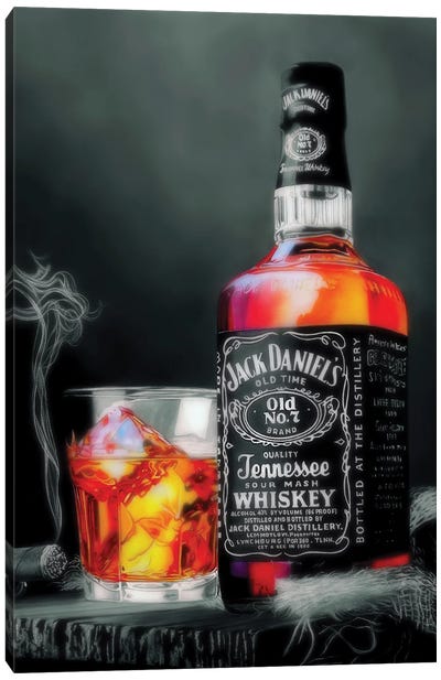 After Hours X Canvas Art Print - Whiskey Art