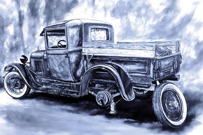 Journey Through The Past II by J.Bello Studio framed canvas print