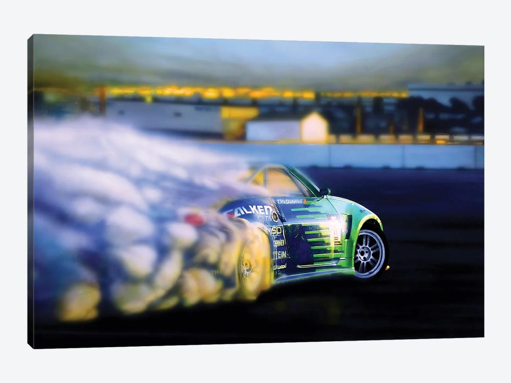 Drifting Car IV by J.Bello Studio 1-piece Canvas Artwork