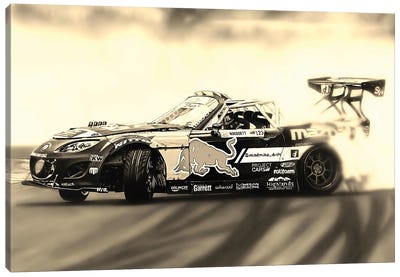Mad Mike Drift Car IV Canvas Art Print - J.Bello Studio