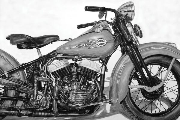 Motorcycles: Good Ride BW by J.Bello Studio