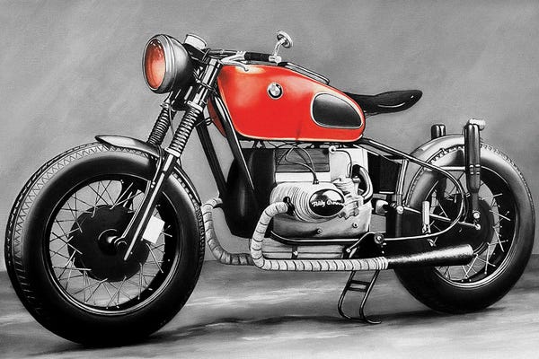 Motorcycles: Good Ride BW III by J.Bello Studio