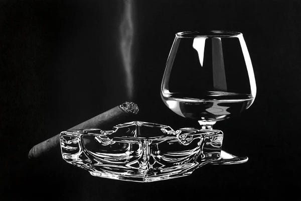 Smoking: After Hours BW by J.Bello Studio