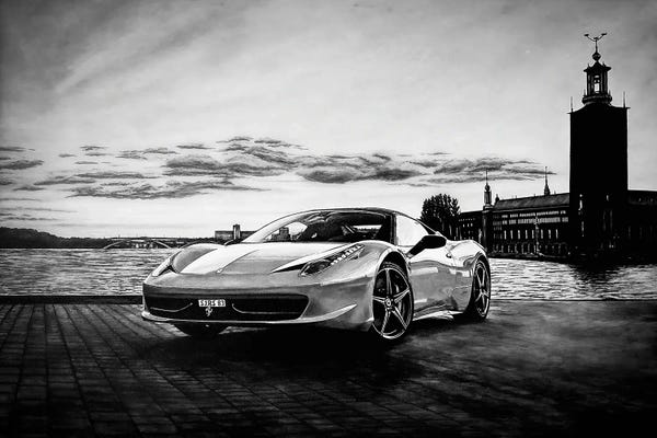 Chevrolet: Dream Car I BW by J.Bello Studio
