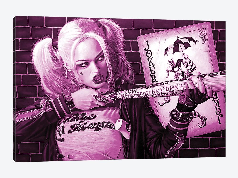 Harley Quinn by J.Bello Studio 1-piece Canvas Art Print
