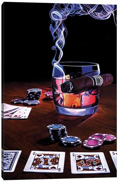 After Hours XII Canvas Art Print - Whiskey Art