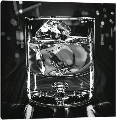 After Hours XIV Black And White Canvas Art Print - Whiskey Art