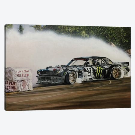 Hoonicorn Drift Car Canvas Print #BLO21} by J.Bello Studio Canvas Art