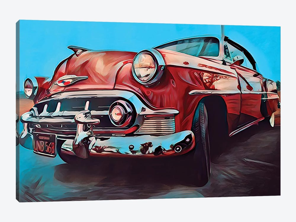 American Dream Car IV by J.Bello Studio 1-piece Canvas Art