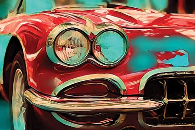My Old Friend Corvette by J.Bello Studio canvas print