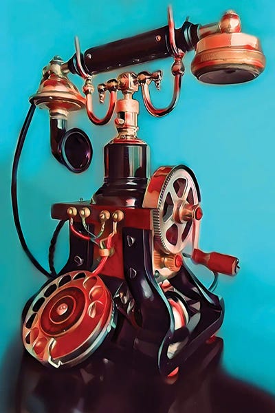 A Call From The Past by J.Bello Studio framed wall art