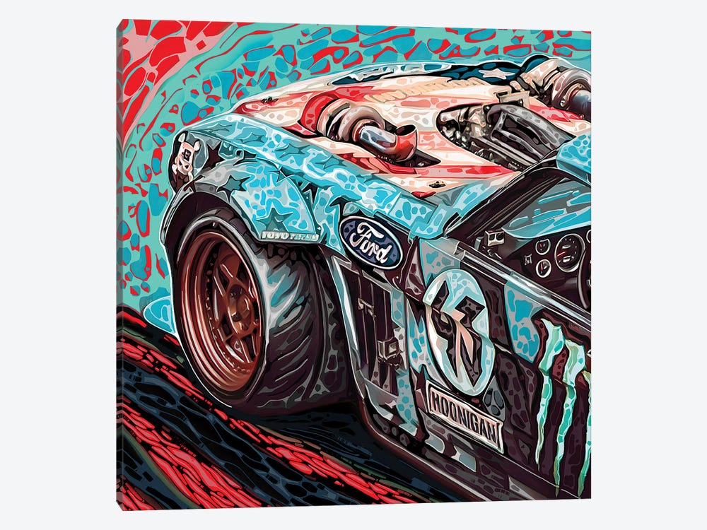 Hoonicorn Drift Car V by J.Bello Studio 1-piece Canvas Print