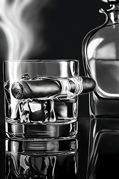 Another Day - Black & White by J.Bello Studio canvas print