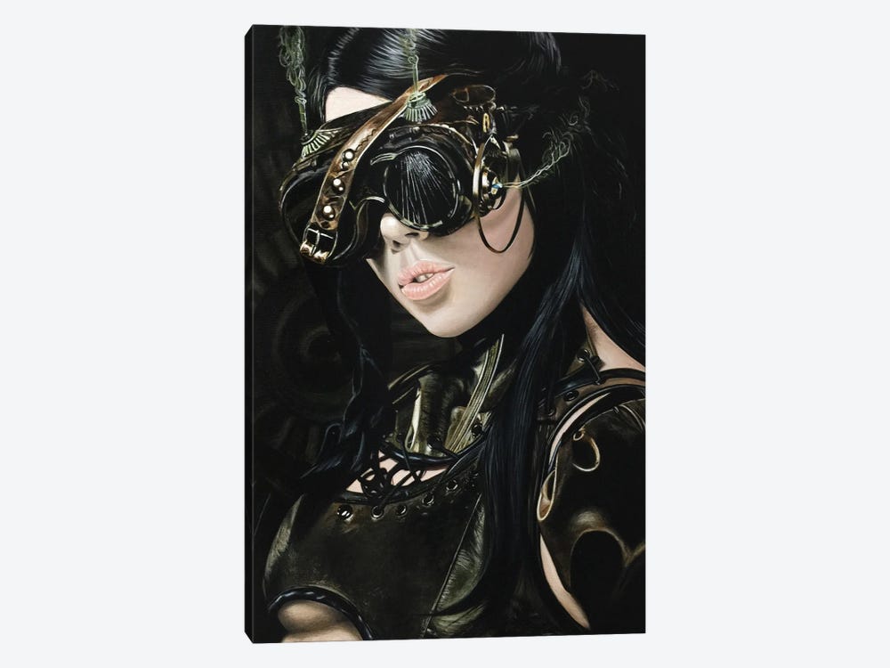Steampunk Girl I by J.Bello Studio 1-piece Canvas Print