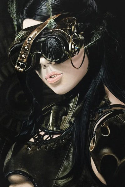 Steampunk: Steampunk Girl I by J.Bello Studio