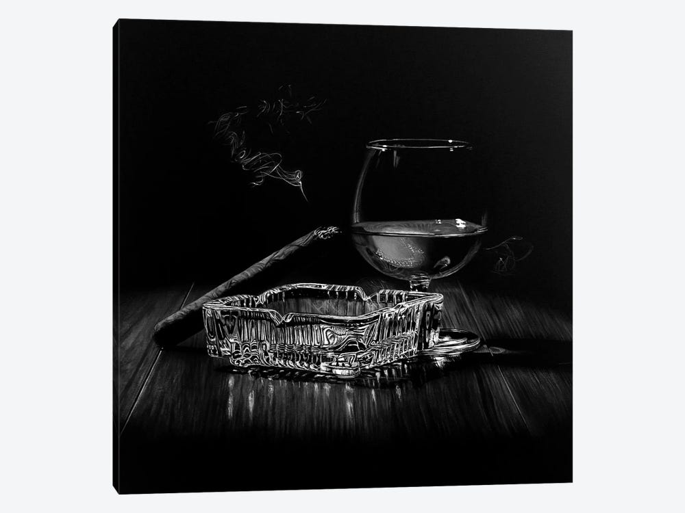 After Hours IV Black And White by J.Bello Studio 1-piece Canvas Art Print