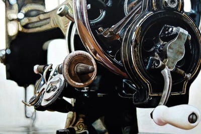 The Machine X by J.Bello Studio framed wall art