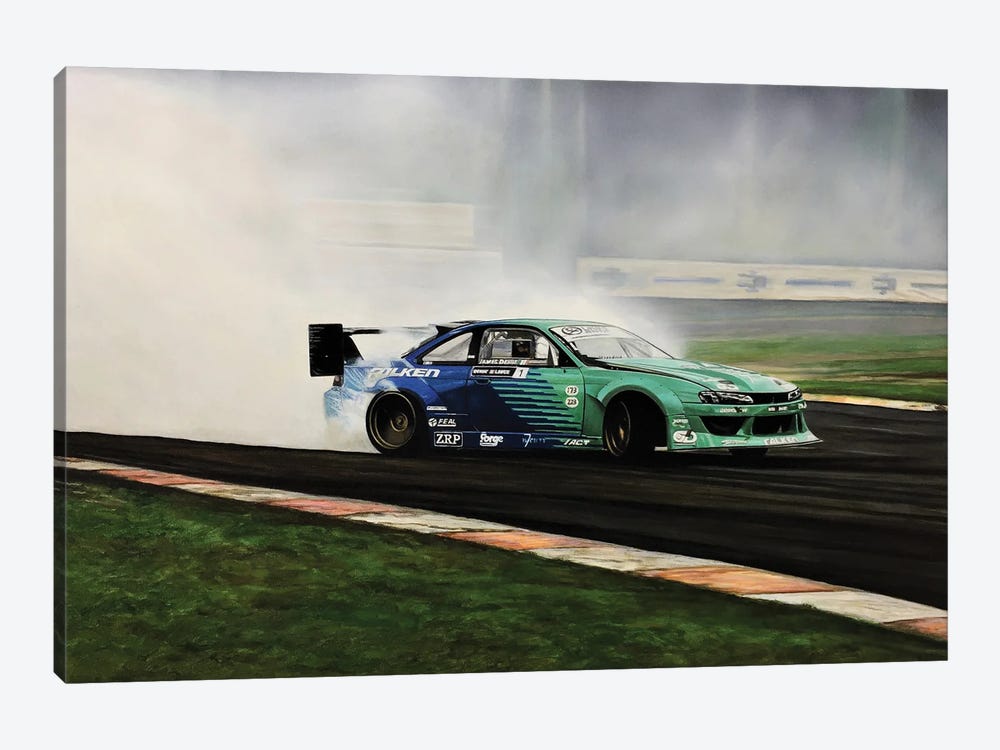 James Deane Drift Car by J.Bello Studio 1-piece Canvas Art Print