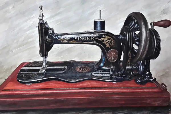 Sewing & Knitting: The Machine III by J.Bello Studio
