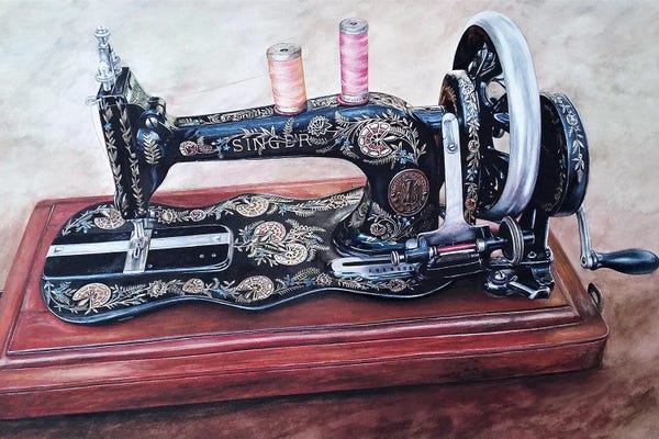 Sewing & Knitting: The Machine V by J.Bello Studio