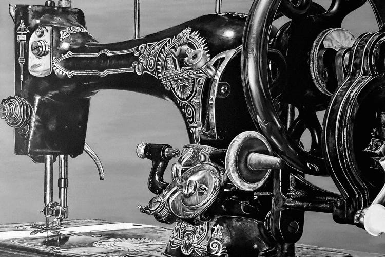 The Machine VII Black And White