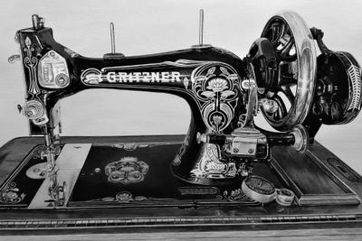 The Machine XI Black And White by J.Bello Studio framed wall art