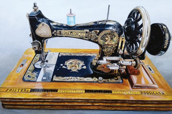 Sewing & Knitting: The Machine XII by J.Bello Studio